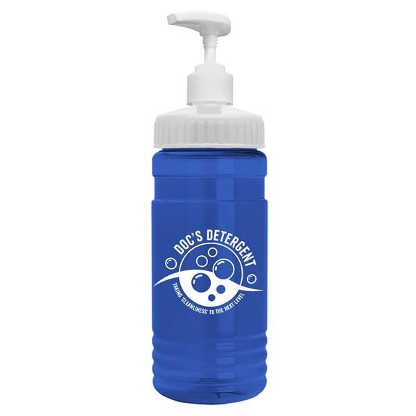 Main Product Image for 20 oz. Pump Lid Transparent Bottle