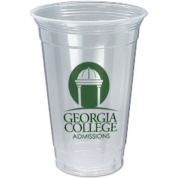 Main Product Image for 20 Oz Soft Sided Clear Plastic Cup