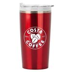 20 oz. Stainless Steel Tumbler with Ceramic Inside - Red