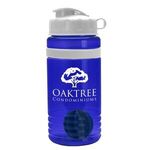 20 oz. Stripe Shaker Bottle with Flip Lid -  