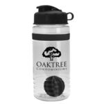 20 oz. Stripe Shaker Bottle with Flip Lid -  