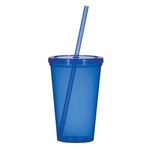 20 Oz. Sunsplash Single Wall Tumbler - Translucent Blue