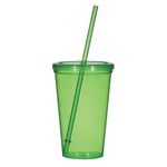 20 Oz. Sunsplash Single Wall Tumbler - Translucent Lime