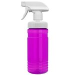 20 oz. Transparent Spray Bottle - Transparent Fuchsia