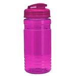 20 oz. UpCycle RPET Bottle USA Flip Top Lid - Digital - T. Fuchsia