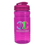 Buy Custom Printed RPET Bottle with Flip Top Lid - 20 Oz