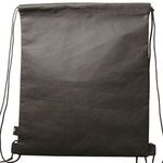 20"w x 17"h Drawstring Backpack - Black