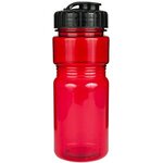 20oz Translucent Recreation Bottle with Flip Top Lid