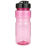 20oz Translucent Recreation Bottle with Flip Top Lid