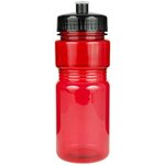 20oz Translucent Recreation Bottle with Push Pull Lid