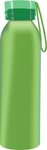 20oz. Aluminum Bottle with Silicone Carrying Strap - Lime Green