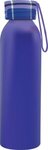 20oz. Aluminum Bottle with Silicone Carrying Strap - Purple