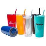 Buy Travel Cup Imprinted Captiva Double Wall Tumbler 22 Oz