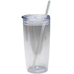 22 oz. Captiva Plastic Double Wall Tumbler -  