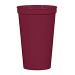 22 Oz. Full Color Big Game Stadium Cup - Maroon