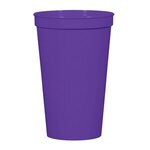 22 Oz. Full Color Big Game Stadium Cup - Purple