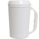22 oz. Insulated Travel Mug - Granite-white