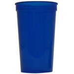 22 oz. Smooth Color Translucent Stadium Cup - Blue