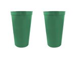 22 oz. Smooth Walled Stadium Cup - Large Quantity - Forest Green