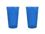 22 oz. Smooth Walled Stadium Cup - Large Quantity - Translucent Blue