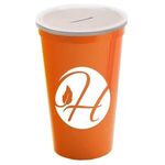 22 Oz. Stadium Cup With Coin Slot Lid -  