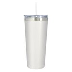 22 Oz. Two-Tone Colma Tumbler - White