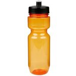 22oz Translucent Bike Bottle with Push Pull Lid