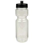 22oz Translucent Bike Bottle with Push Pull Lid