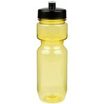 22oz Translucent Bike Bottle with Push Pull Lid