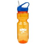 Buy 22Oz Translucent Bike Bottle With Sport Sip Lid & Straw