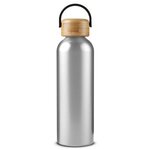 23.6 oz. Refresh Aluminum Bottle w/ Bamboo Lid - Silver