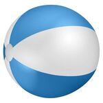 24" Beach Ball - White With Blue