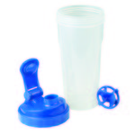 24 Oz Shake-It(TM) Bottle - Clear-blue