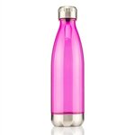 24 oz Single Wall Eastman Tritan copolyester bottle BakBuk - Clear Pink