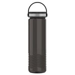 24 oz Slim Wave Bottle with EZ Grip lid - Transparent Smoke
