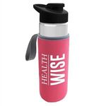 24 oz. Bottle & Caddy - Drink Thru Lid -  