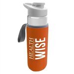 24 oz. Bottle & Caddy - Drink Thru Lid -  