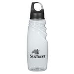 24 Oz. Crest Carabiner Sports Bottle - Clear