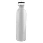 24 Oz. Full Color Stainless Steel Newcastle Bottle - Silver