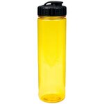24 oz. Prestige Bottle with Flip Top Lid - Translucent Yellow