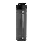 24 oz. Slim Fit UpCycle rPET Bottle with Flip Lid - Transparent Smoke