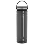 24 oz. Slim Fit UpCycle RPET Bottles with EZ Grip Lid - Transparent Smoke