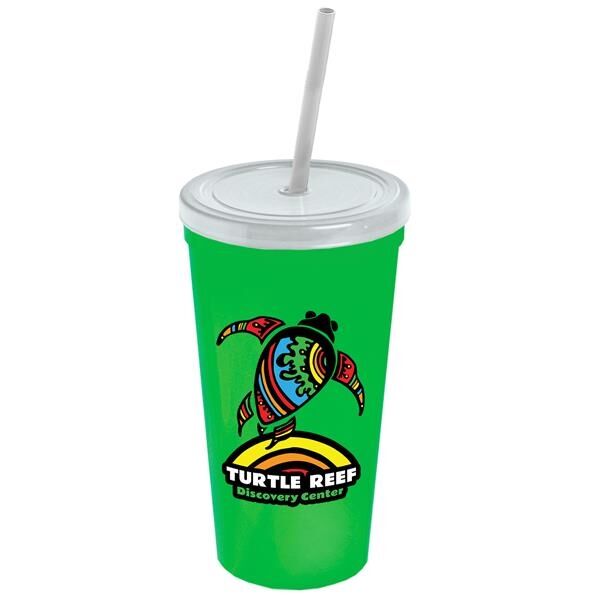 Main Product Image for 24 Oz Stadium Cup With Straw And Lid - Digital
