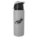 24 Oz. Velvet Touch Aluminum Bottle - Gray