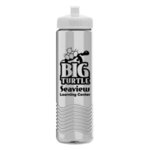 24 oz. Wave Bottle with Push Pull Lid -  