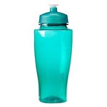 24oz Polysure(tm) Twister Bottle - Translucent Aqua