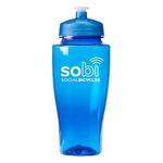 24oz Polysure(tm) Twister Bottle - Translucent Blue