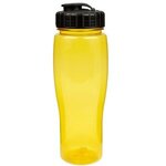 24oz Translucent Contour Bottle with Flip Top Lid