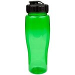 24oz Translucent Contour Bottle with Flip Top Lid