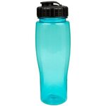 24oz Translucent Contour Bottle with Flip Top Lid